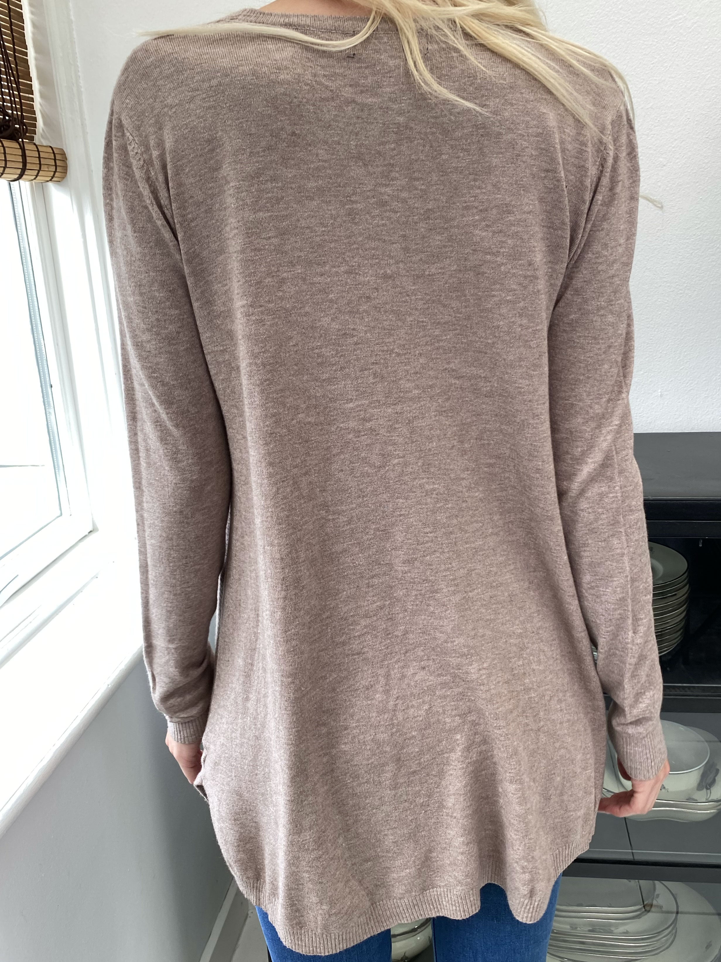 Vendela - Meget blød strikbluse med similisten